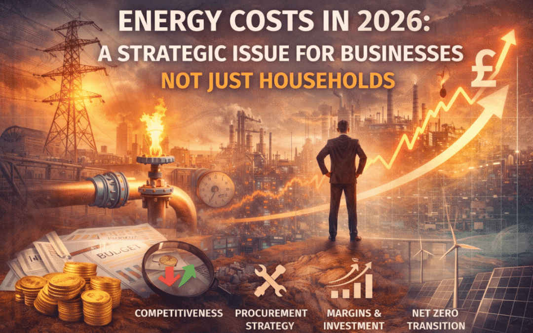 Custos de Energia em 2026: Uma Questão Estratégica para Empresas, Não Apenas para Famílias