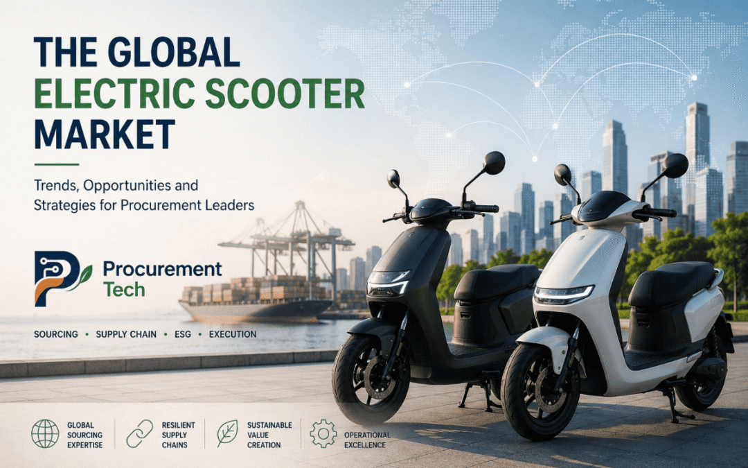 The Global Electric Scooter Market: Why Procurement Leaders Should Pay Attention